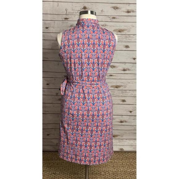 J. McLaughlin Catalina Cloth multicolored geo sleeveless sheath dress Size XL - Picture 7 of 8